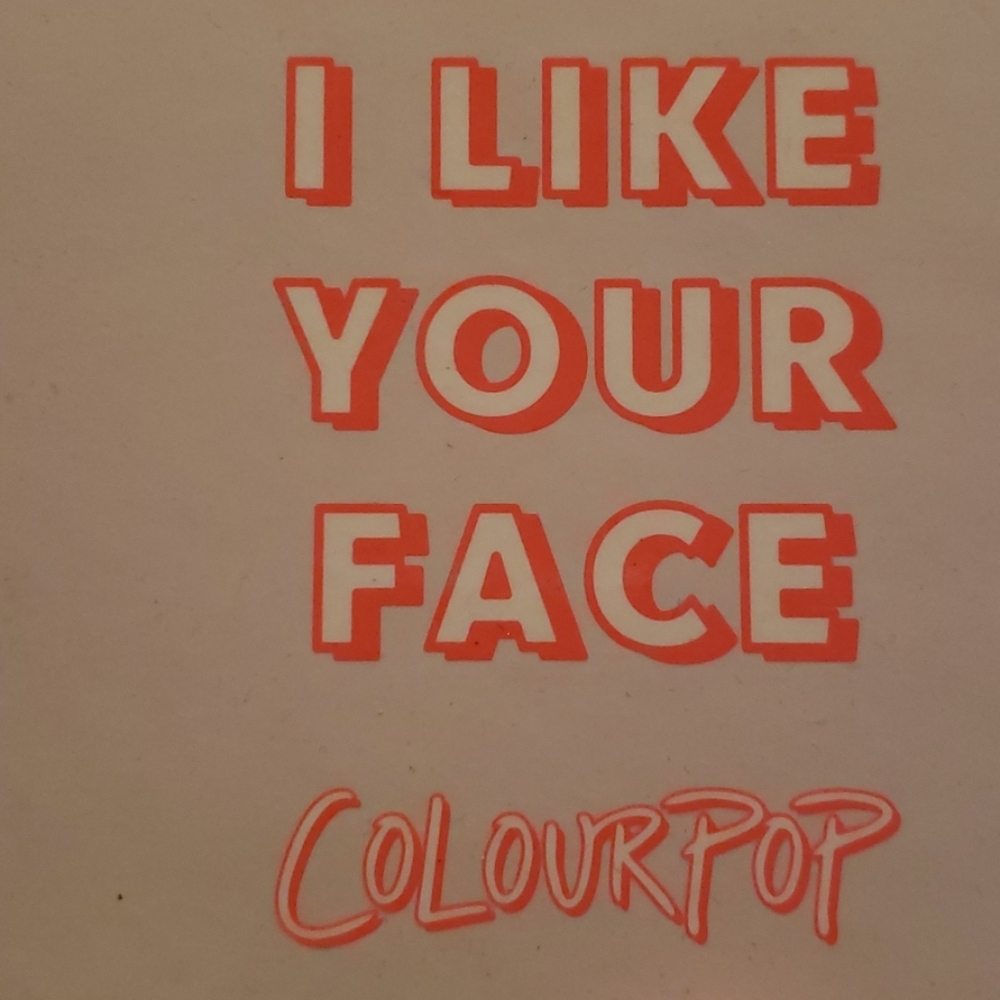 ColourPop I Like Your Face highlight Palette